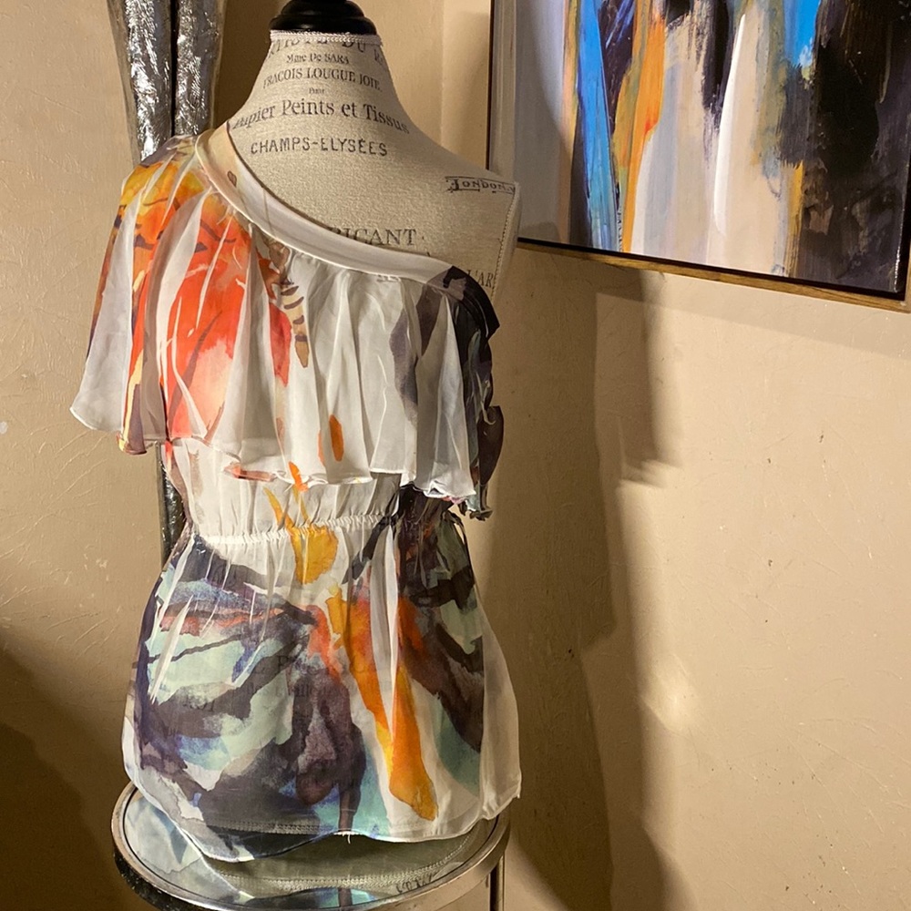 Watercolor blouse